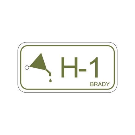 Energy tag-H-1-75x38mm-PP/25