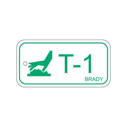 Energy tag-T-1-75x38mm-PP/25