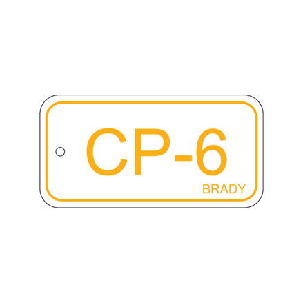 Energy tag-CP-6-75x38mm-PP/25