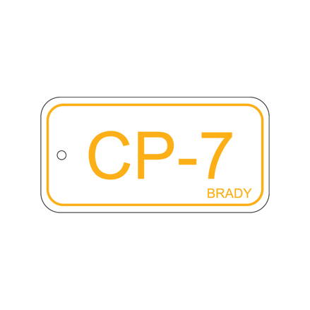 Energy tag-CP-7-75x38mm-PP/25