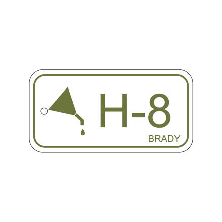 Energy tag-H-8-75x38mm-PP/25