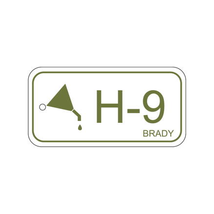 Energy tag-H-9-75x38mm-PP/25