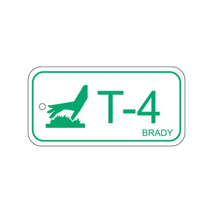 Energy tag-T-4-75x38mm-PP/25