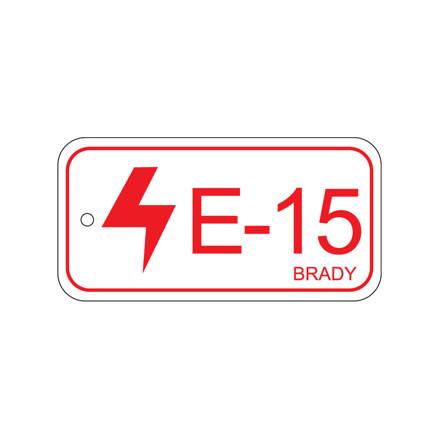 Energy tag-E-15-75x38mm-PP/25