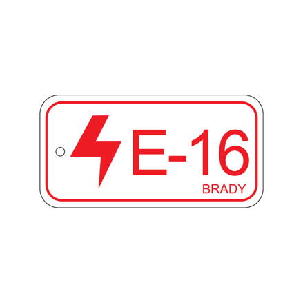 Energy tag-E-16-75x38mm-PP/25