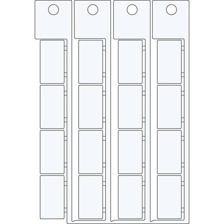 ADHESIVE TAG 15X27 WHITE