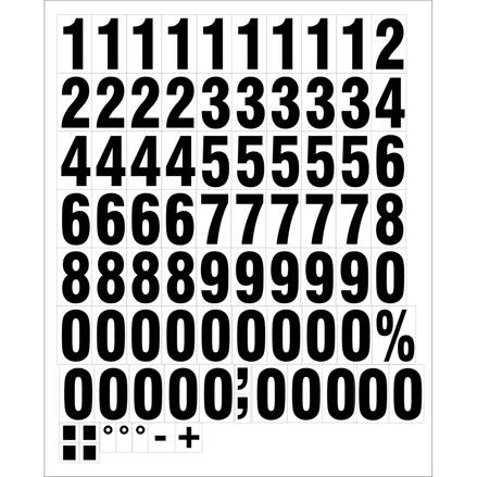 MAGNETIC NUMBERS WHITE 39/43MM