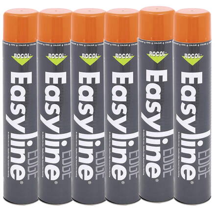 EASYLINE PAINT ORANGE (PAC of 6)