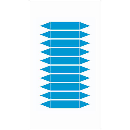 BLANKPIPEMARKERSBLUE75X16MM10