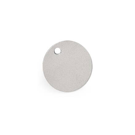 1.5"RD ALUMINIUM VALVE TAGS NATURAL