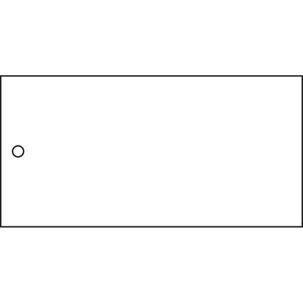 TAG-F-BLANCO WIT-75X150MM