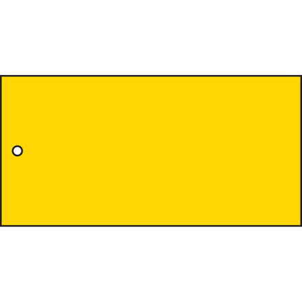 TAG-F-BLANCO GEEL-75X150MM