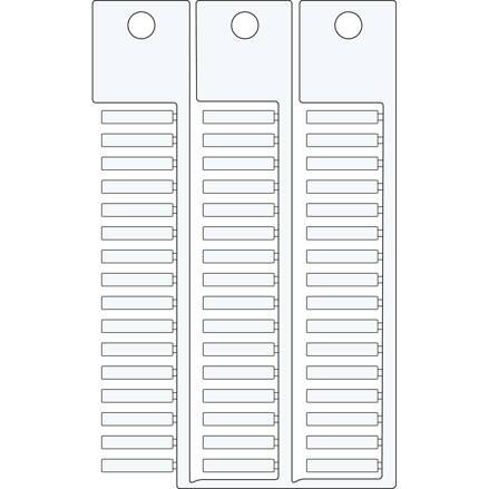 TAG 4X23 3 STICKS WHITE
