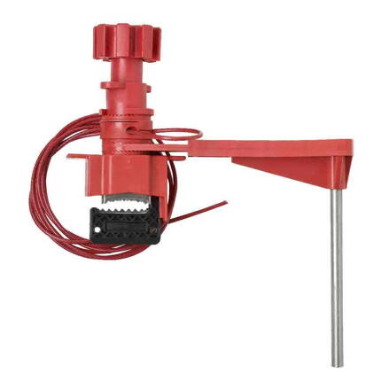 LARGE UNIV VALVE LOCKOUT W/ARM & 8 CABL