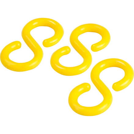 CONNECTING S HOOK 2.0"  YLW