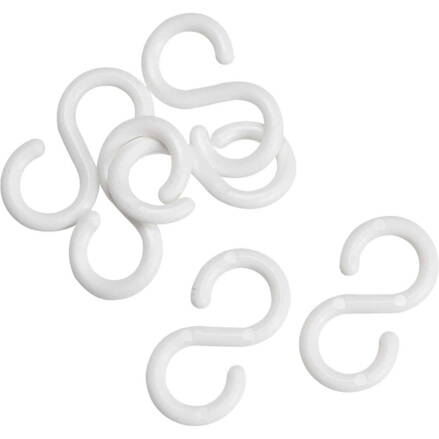 CONNECTING S HOOK 2.0" WHT