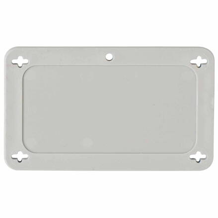 BLANK GRAY UTILITY TAG 1.5X3