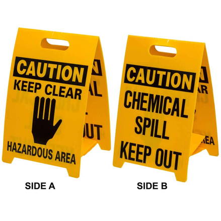 ECONOMY DUTY FLOOR STAND SPILL KEEP CLR