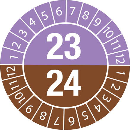 DATE INSPECT.LABELS 23/24 Dia 35 B-7541