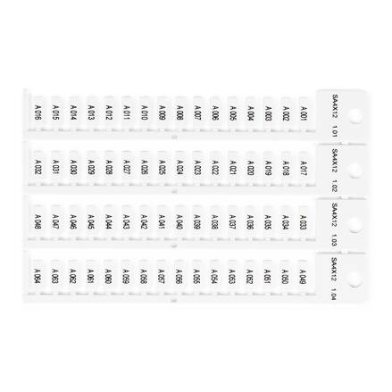 TAG 4X12 -4 STICKS WHITE/2048