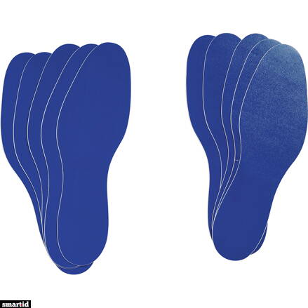 BLUE, REMOVABLE ADHESIVE