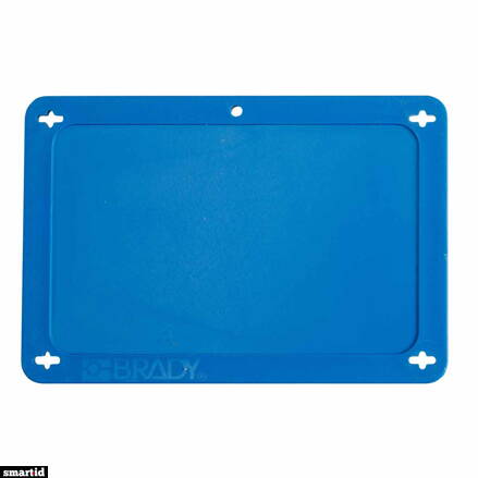 BLANK BLUE UTILITY TAG 2.5X4
