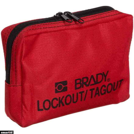 LOCKOUT BELT POUCH, RED 5"X7"