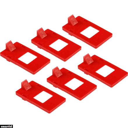 LOCKOUT CLEAT 277 VOLT GENERAL USE PK6