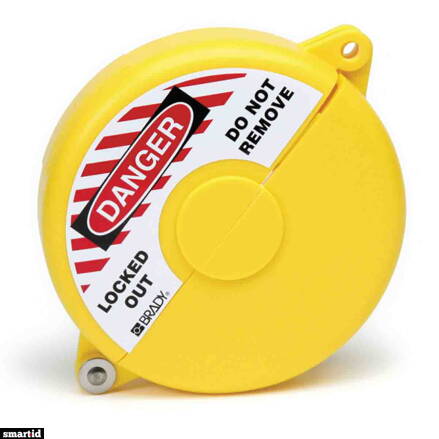 GATE VALVE LOCKOUTS GVLO 5-6.5 YELLOW