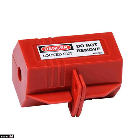 PLUG LOCKOUT 110 VOLT w/ DANGER LABELS