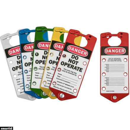 COLOR COMBO LABELED LOCKOUT HASPS