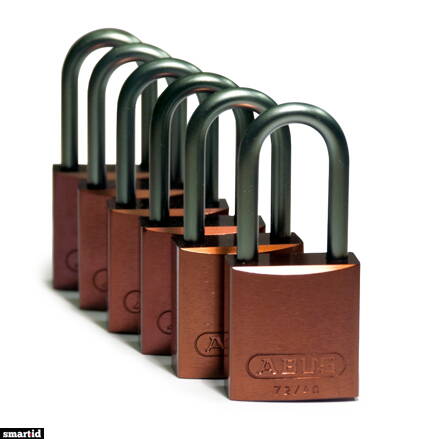 Full Alu Padlocks 40mm Sha KD Brown/6