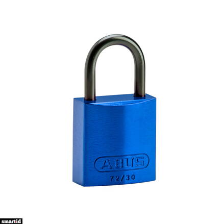 COMPACT ALU PADLOCK 25MM SHA KD BLUE/6