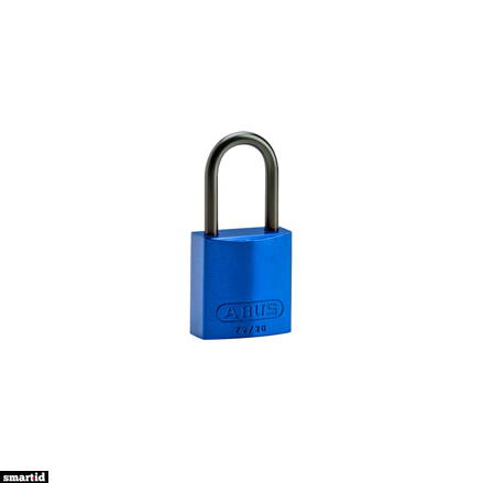 COMPACT ALU PADLOCK 40MM SHA KD BLUE/6