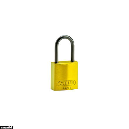 COMPACT ALU PADLOCK 40MM SHA KD YEL/6