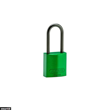 COMPACT ALU PADLOCK 50MM SHA KD GRN/6