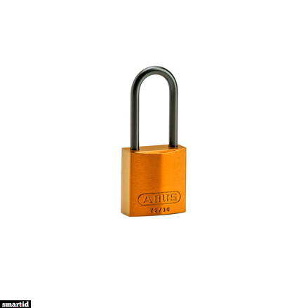 COMPACT ALU PADLOCK 50MM SHA KD ORG/6