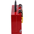 Brady SLIMVIEW LOCK BOX, 12 PADLOCK, RED 150505