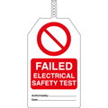 TAG-E-FAILED ELECTRICAL.. 145X85MM PVC