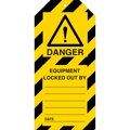 TAG-E DANGER EQUIP. LOCK-75X160MM