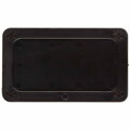 BLANK BLACK UTILITY TAG 1.5X3