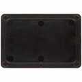 BLANK BLACK UTILITY TAG 2.5" x 4.0"