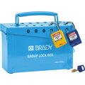 Brady METAL LOCK BOX, 13 LOCK, BLUE 045190