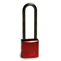 Full Alu Padlocks 75mm Sha KD Red/6