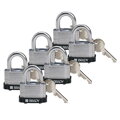 STEEL PADLOCK 20MM SHA KD BLACK/6