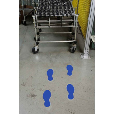 BLUE, REMOVABLE ADHESIVE