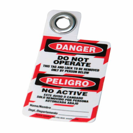 PADLOCK TAG ENG/SPN D-DO NOT..