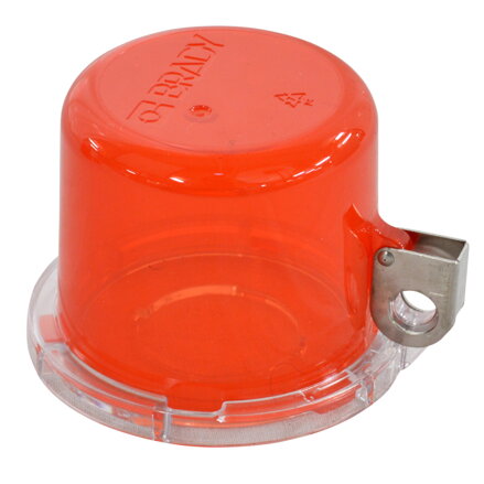 30MM PUSH BUTTON RED LO W/ STD COVER