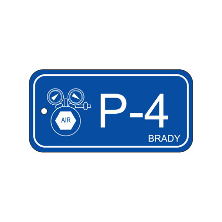Energy tag-P-4-75x38mm-PP/25