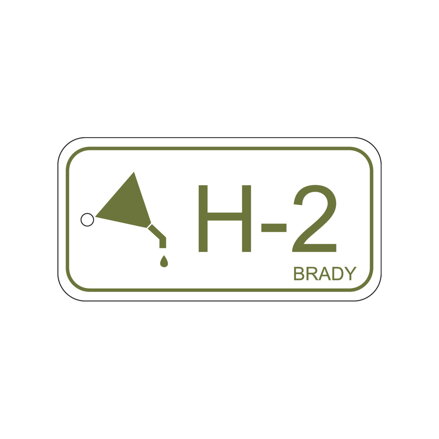 Energy tag-H-2-75x38mm-PP/25